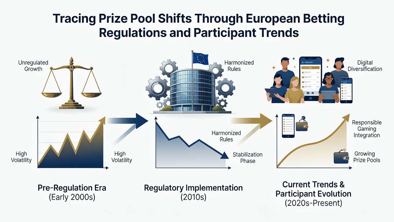 Grafik zu Teilnehmertrends und Poolgrößen in Europa
